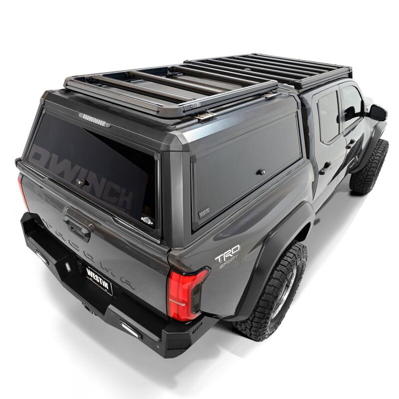 Westin EXP Roof Rack for Mid Size EXP Truck Cap (RACK ONLY - NO CAP) 45x55in. - Tex. Blk Westin Bed Caps AXOPROS