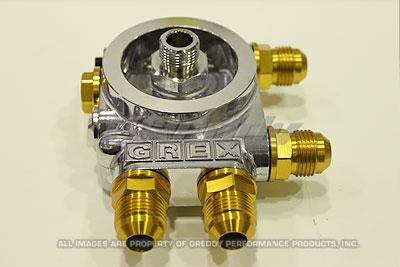 GReddy Universal Type-I O/C Block Assembly 3/4x16UNF GReddy Oil Filter Blocks AXOPROS