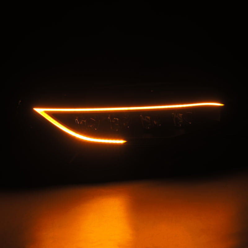 AlphaRex 16-21 Honda Civic NOVA-Series LED Proj Headlights Alpha-Black w/Actv Lgt & Seq.Sig / SB DRL AlphaRex Headlights AXOPROS