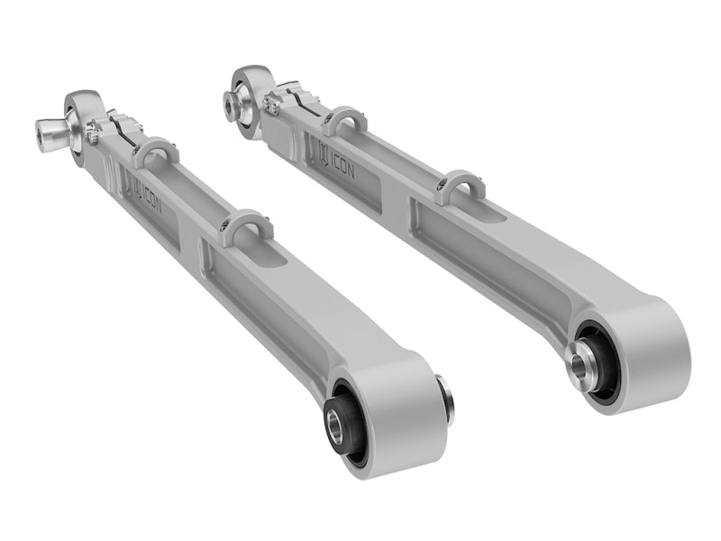 ICON 2021+ Ford Bronco Billet Rear Lower Link Kit ICON Traction Bars  AXOPROS