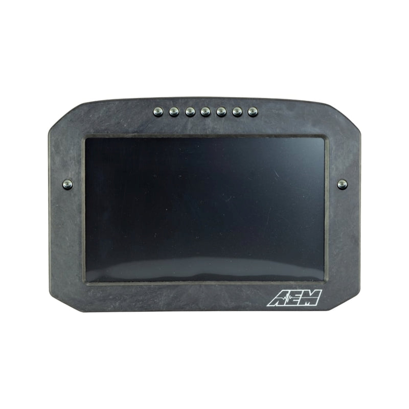 AEM AEM CD-7G Carbon Flush Digital Dash Display w/ Internal 20Hz GPS & Antenna Gauges aftermarket performance part