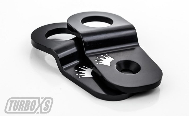 Turbo XS 15-16 Subaru WRX/STI Billet Aluminum Radiator Stay - Black Turbo XS Radiator Stays  AXOPROS