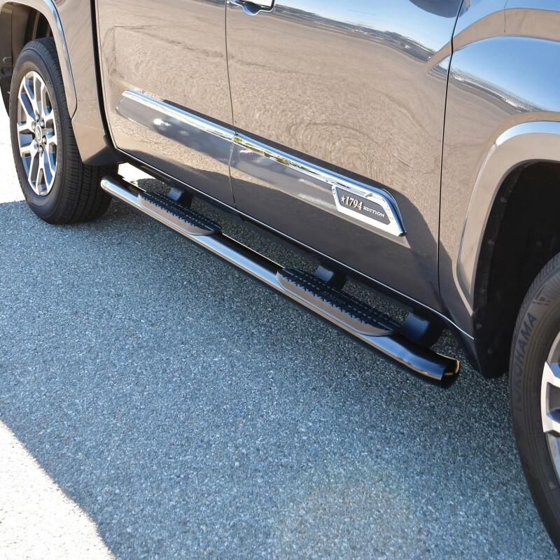 Westin 2022 Toyota Tundra CrewMax PRO TRAXX 4 Oval Nerf Step Bars - Black Westin Nerf Bars AXOPROS