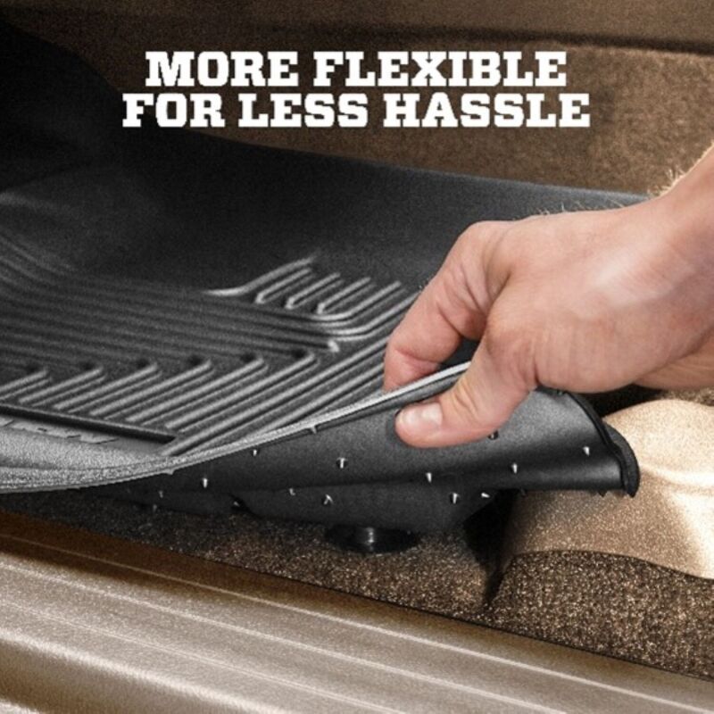 Husky Liners Husky Liners 24-25 Toyota Tacoma Hybrid Weatherbeater Front & 2nd Seat Floor Liners - Black Floor Mats - Rubber aftermarket performance part