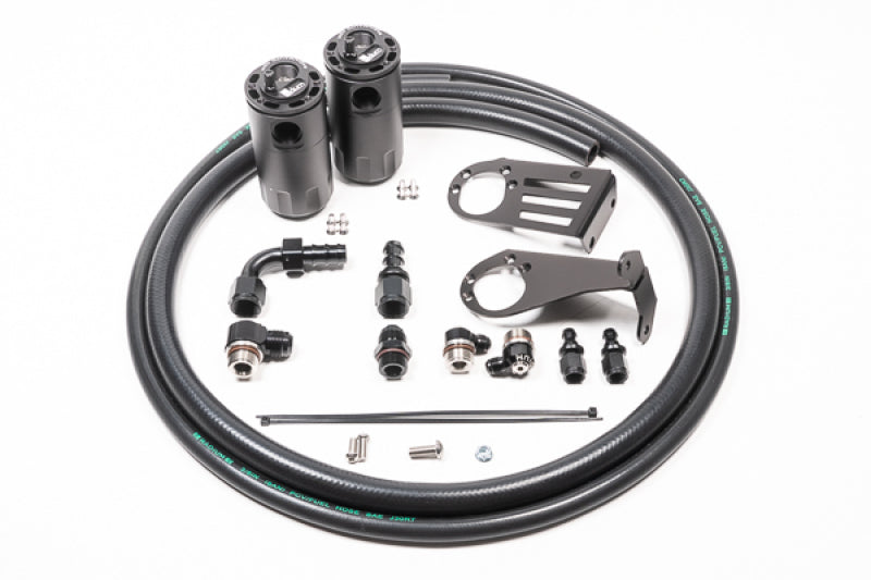Radium Engineering Nissan S15 Silvia/200SX Dual Catch Can Kit Fluid Lock Radium Engineering Oil Catch Cans AXOPROS