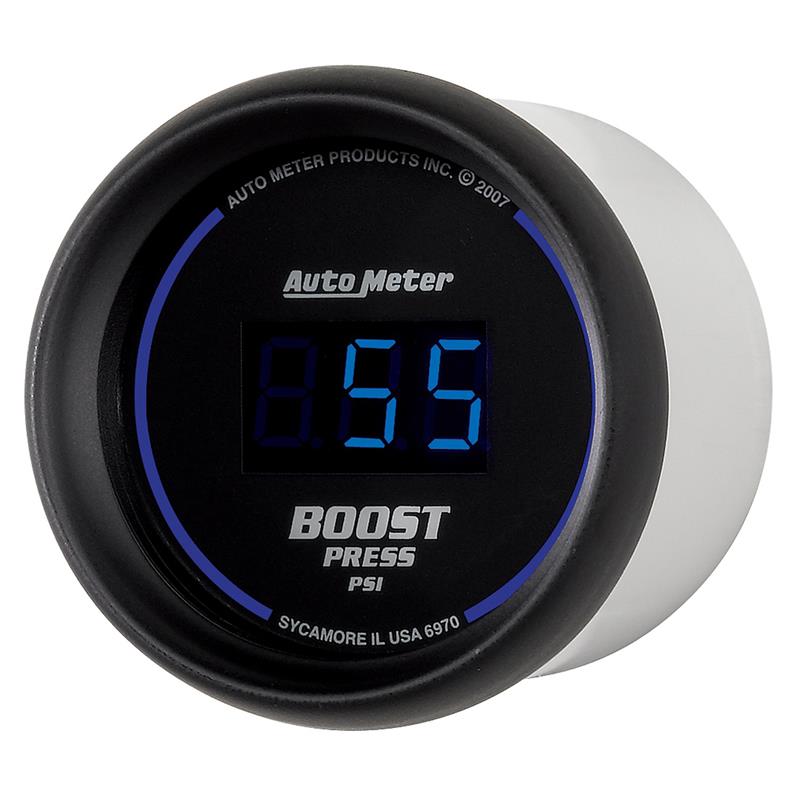 AutoMeter Autometer Cobalt Digital 52mm Digital 5-60 PSI Boost Gauge Gauges aftermarket performance part