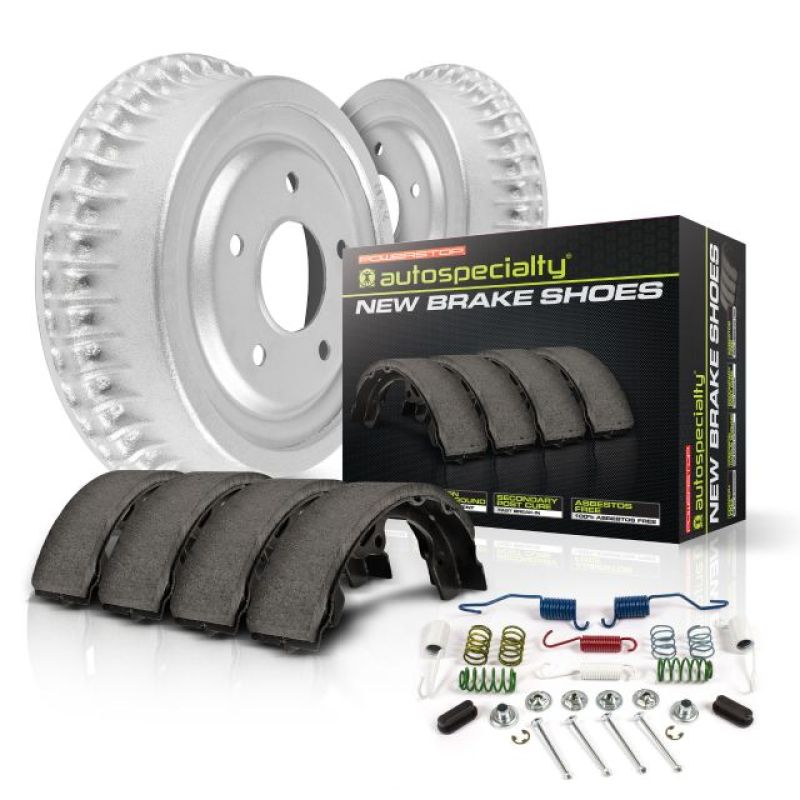PowerStop Power Stop 03-07 Honda Accord Coupe Rear Autospecialty Drum Kit Brake Drums aftermarket performance part