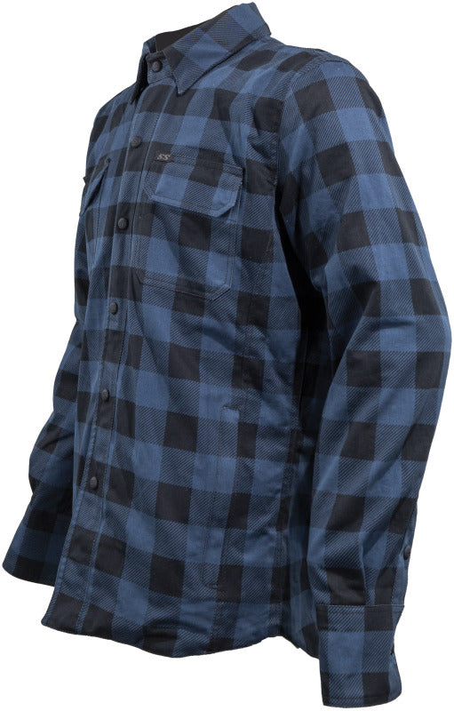 Speed and Strength True Grit Armored Motoshirt Navy/Black - XL Speed and Strength Shirts AXOPROS