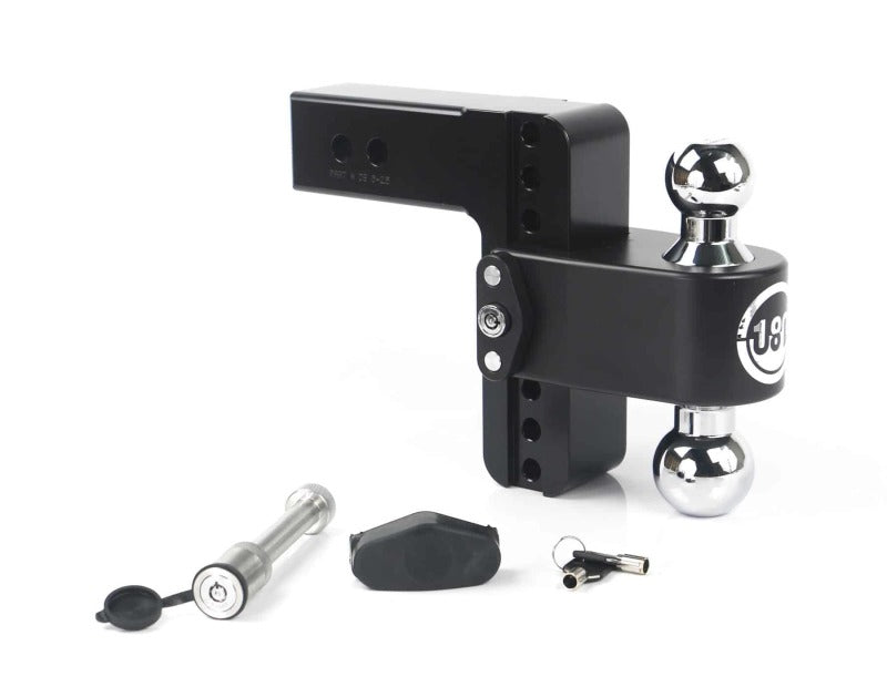 Weigh Safe Weigh Safe 180 Hitch 6in Drop Hitch & 2.5in Shank (10K/18.5K GTWR) w/WS05 - Black Cerakote Hitch Ball Mounts aftermarket performance part