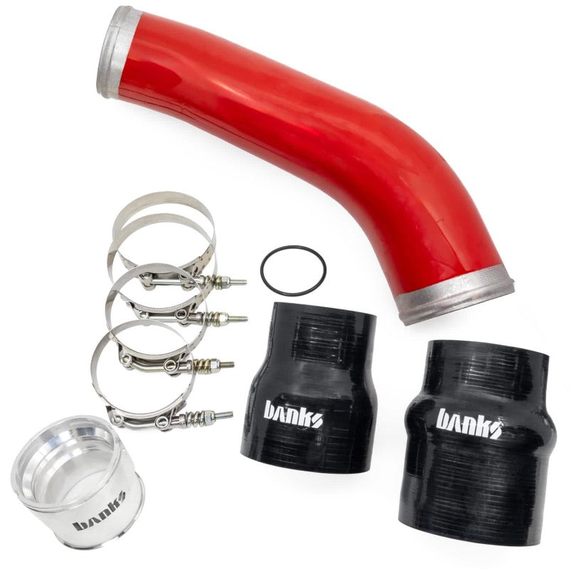 Banks Power Banks Power 17-26 Ford Super Duty 6.7L Non-HO Boost Tube Kit - Red Intercooler Ducting aftermarket performance part