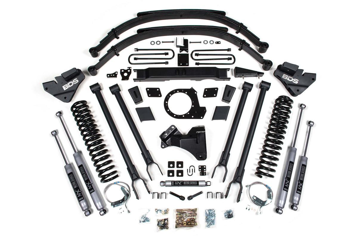 9 Inch Lift Kit W/ 4-Link - Ford F250/F350 Super Duty (20-22) 4WD - Gas BDS Suspension Suspension Lift Kit AXOPROS