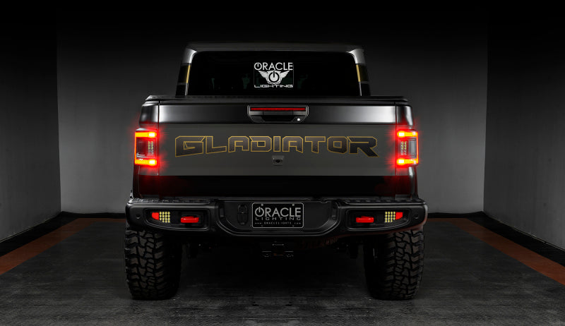 Oracle 2020+ Jeep Gladiator JT Flush Mount LED Tail Lights -  Tinted Lens ORACLE Lighting Tail Lights  AXOPROS