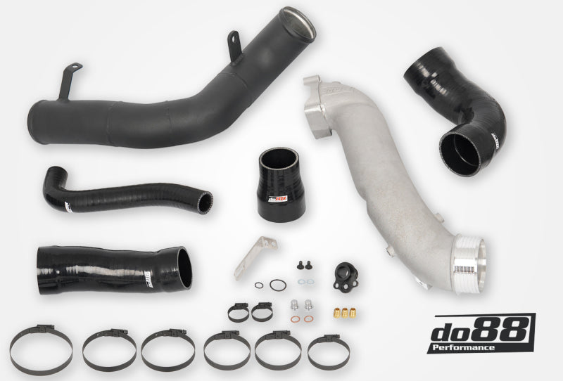do88 do88 Audi RS3 2.5T (8V)/TT RS 2.5T (8S) Charge Pipes (OEM Intercooler) - Black Intercooler Pipe Kits aftermarket performance part