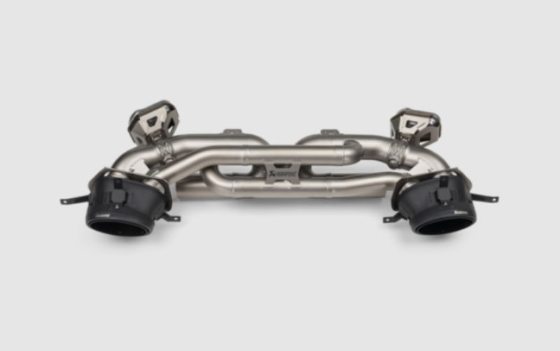 Akrapovic 2025 Porsche 911 992.2 Slip-On Line Titanium Exhaust Akrapovic Muffler AXOPROS