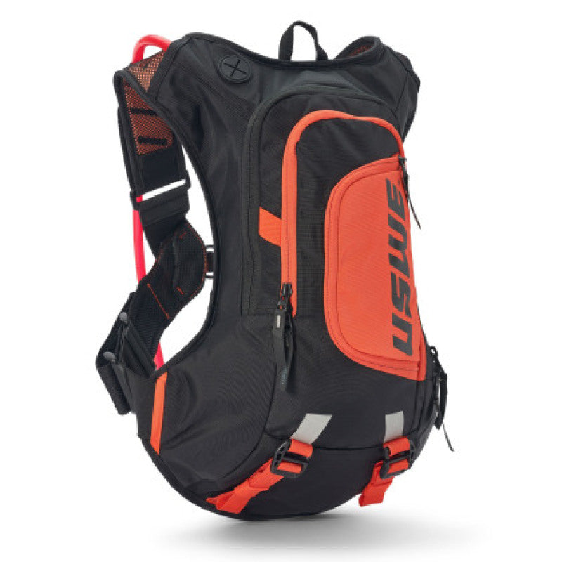 USWE Moto Hydro Hydration Pack 12L - Black/Factory Orange USWE Bags - Hydration Packs AXOPROS
