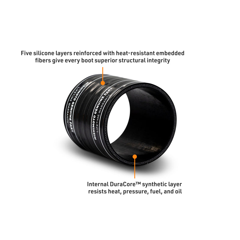 Mishimoto Mishimoto Duracore 3.5in Straight Coupler Silicone Couplers & Hoses aftermarket performance part
