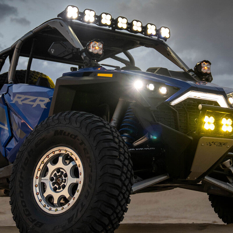 Baja Designs Polaris Pro-R 7 XL Linkable Roof Bar Kit Baja Designs Light Mounts AXOPROS