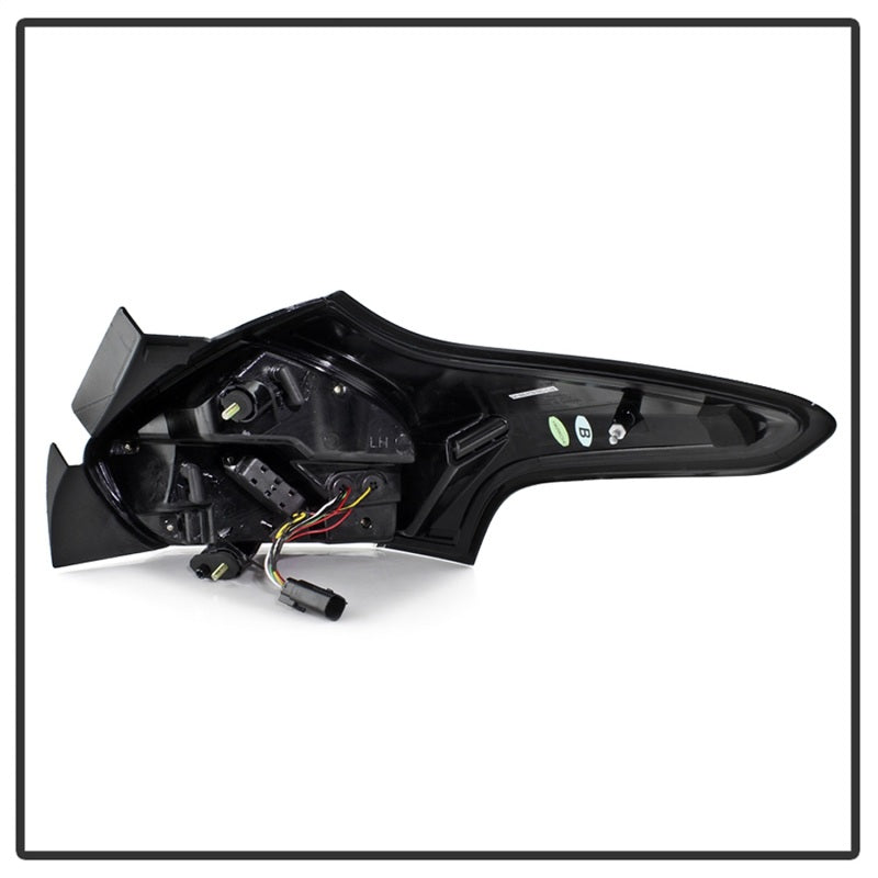 Spyder 15-17 Ford Focus Hatchback LED Tail Lights w/Indicator/Reverse - Black (ALT-YD-FF155D-LED-BK) SPYDER Tail Lights  AXOPROS