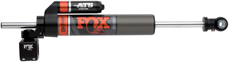 Fox 2007+ Jeep JK 2.0 Factory Series ATS Steering Stabilizer 22.15in Ext L - Orange Heritage Logo FOX Steering Stabilizer  AXOPROS