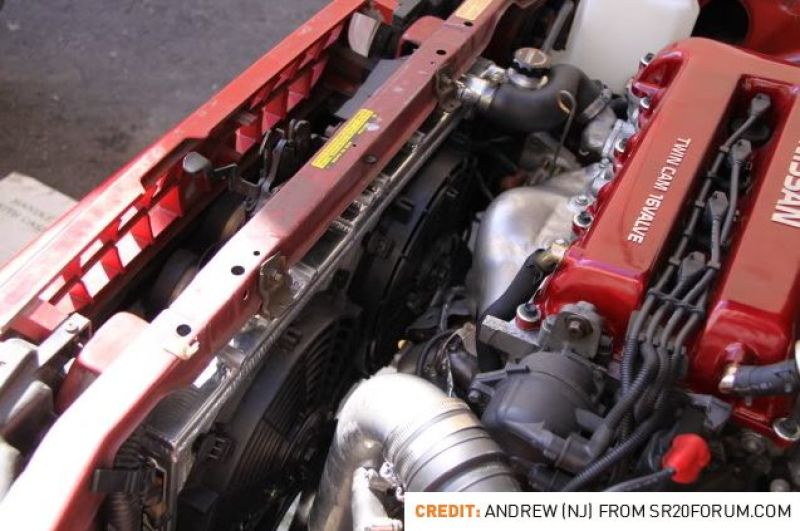 Mishimoto 91-99 Nissan Sentra w/ SR20 Manual Aluminum Radiator Mishimoto Radiators  AXOPROS