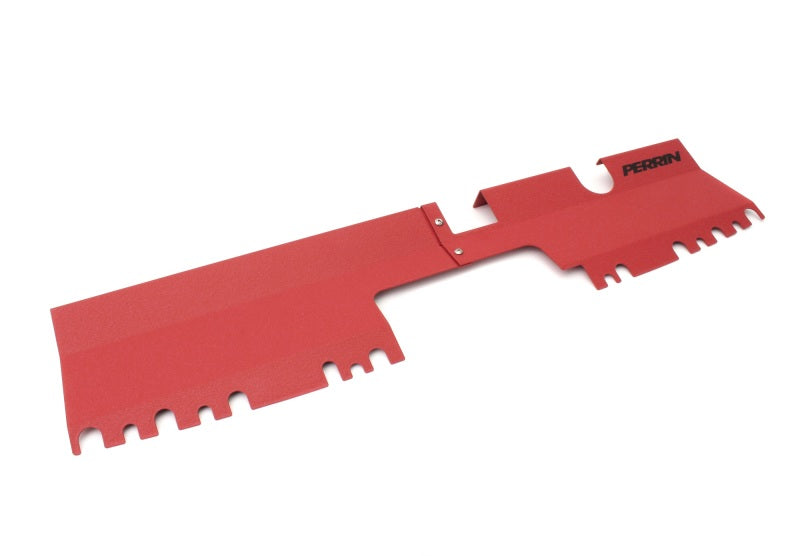 PERRIN 15-21 Subaru WRX/STI Radiator Shroud (With/Without OEM Intake Scoop) - Red Perrin Performance Radiator Shrouds  AXOPROS