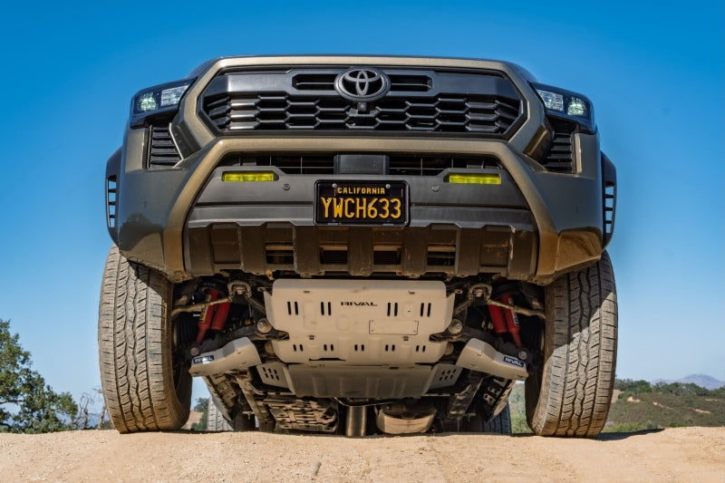 Rival 4x4 Rival 2024-Present Toyota Tacoma 4th Gen Aluminum Lower Controls Skid Plate Skid Plates aftermarket performance part