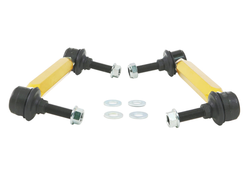 Whiteline Universal Sway Bar End Link Kit - 175-200mm Heavy Duty Adjustable - 10mm Ball Studs Whiteline Sway Bar Endlinks  AXOPROS