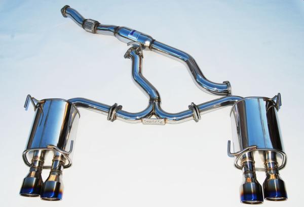 Invidia 11+ STI/WRX Sedan Only 76mm Q300 Titanium Tip Cat-back Exhaust Invidia Catback AXOPROS