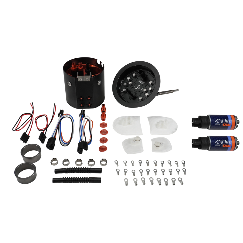 DeatschWerks DeatschWerks 06-13 BMW E9X/E8X X2 Dual Pump Module w/ Dual DW430 Fuel Pumps Fuel Pumps aftermarket performance part