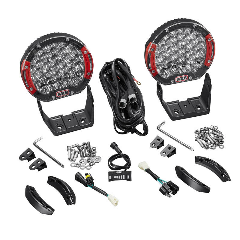 ARB Intensity SOLIS 36 2 Spot Kit With Loom ARB Driving Lights  AXOPROS
