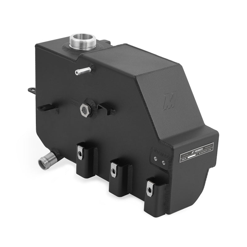 Mishimoto 11-19 Ford 6.7L Powerstroke Aluminum Degas Tank - Micro-Wrinkle Black Mishimoto Cooling Packages AXOPROS