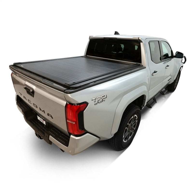Westin 24-26 Toyota Tacoma 5ft. Bed Electric Retractable Tonneau Cover - Black Westin Tonneau Covers - Retractable AXOPROS