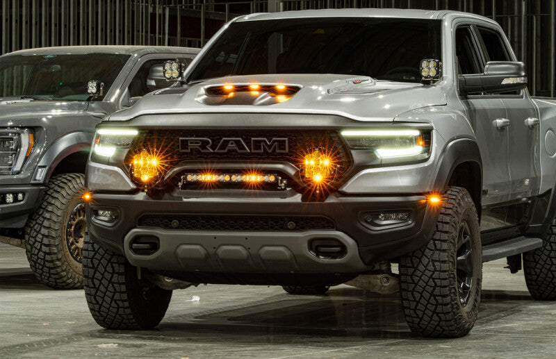 Baja Designs 2021+ Dodge Ram TRX 20in OnX6/S8 Grill Mount Kit Baja Designs Light Mounts AXOPROS