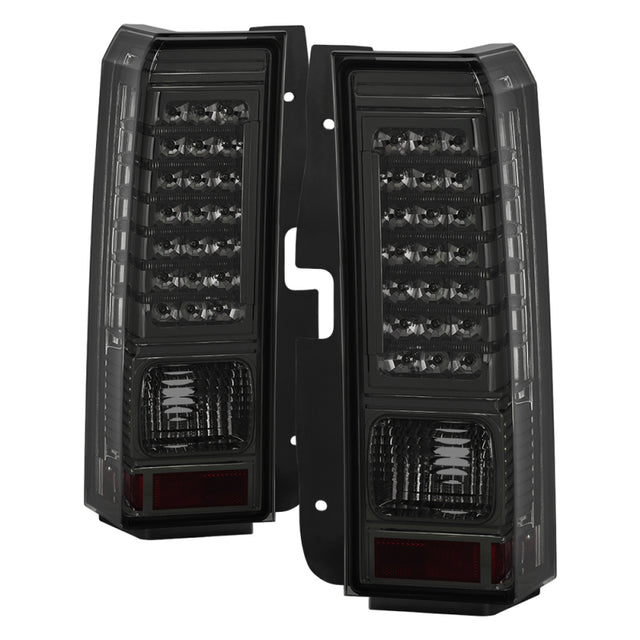 Xtune Hummer H3 06-09 ( Non H3T ) LED Tail Lights Smoke ALT-ON-HH306-LED-SM SPYDER Tail Lights  AXOPROS