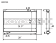 Koyo 09-13 Nissan GT-R 3.8L (AT) Radiator Koyo Radiators  AXOPROS