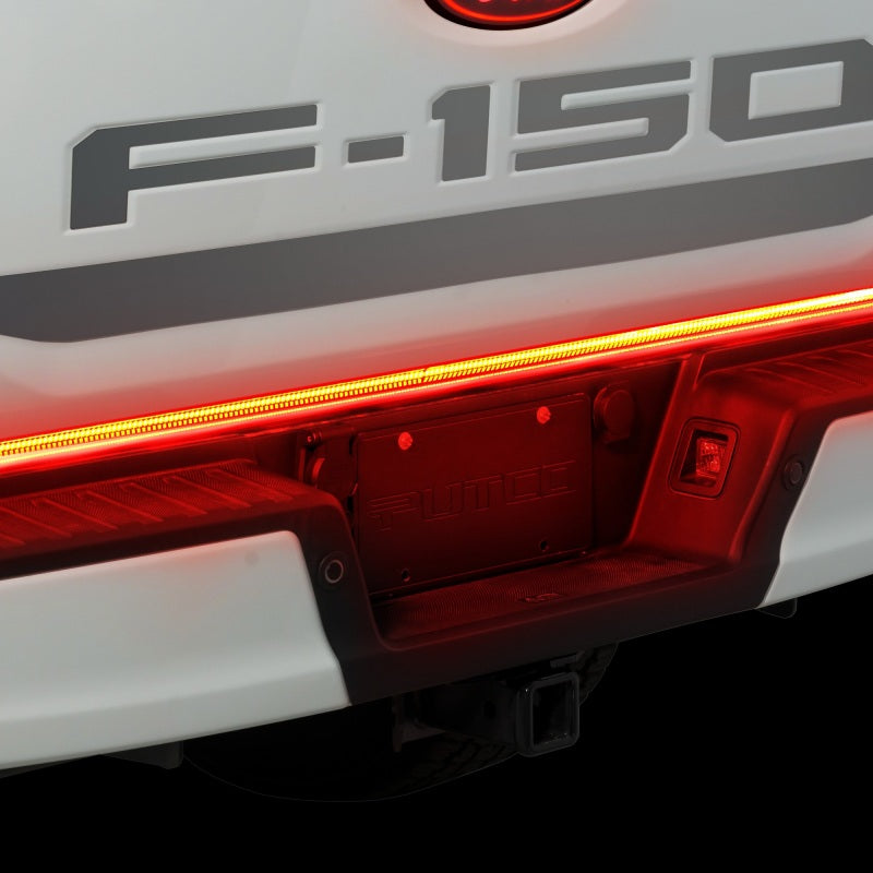 Putco 21-22 Ford F-150 60in Red Light Blade Direct Fit Kit Red / White Putco Light Tailgate Bar AXOPROS