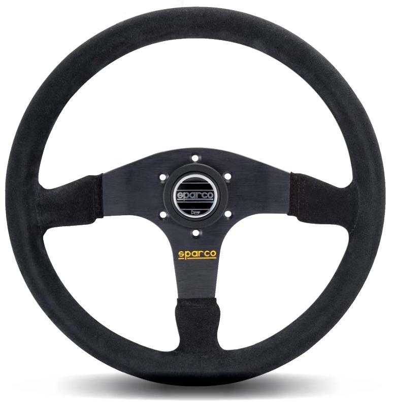 Sparco Steering Wheel 375 Suede Black SPARCO Steering Wheels AXOPROS