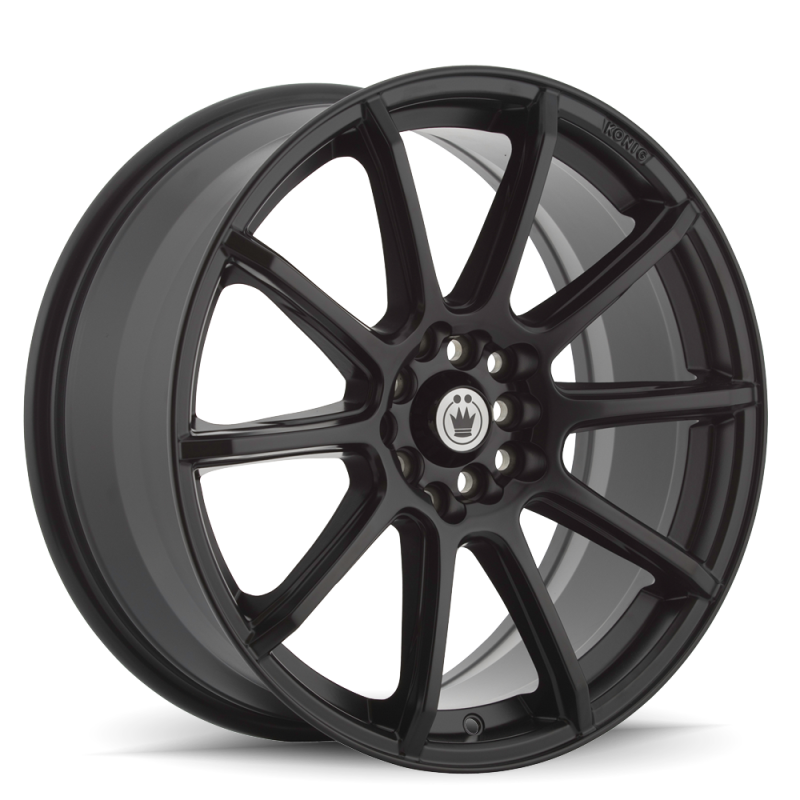 Konig Konig Control 17x7 5x105 / 5x114.3 ET40 Matte Black Wheels - Cast aftermarket performance part