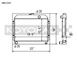 Koyo 70-74 Toyota Celica 1.6/2.0L I4 (MT) Radiator Koyo Radiators  AXOPROS