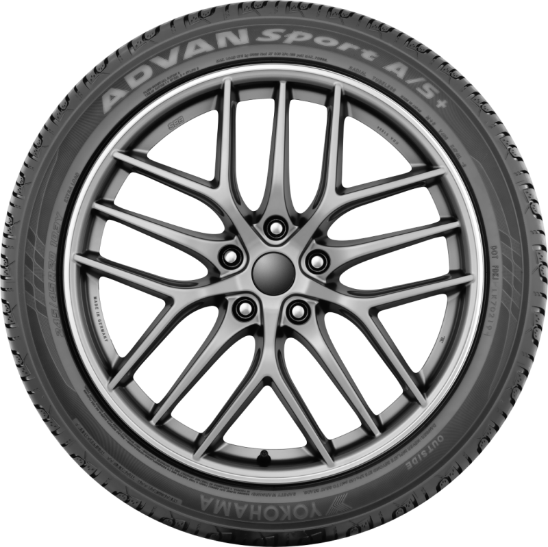 Yokohama Advan Sport A/S+ Tire - 245/40R19 98Y Yokohama Tire Automotive/UTV Tires - On Road AXOPROS