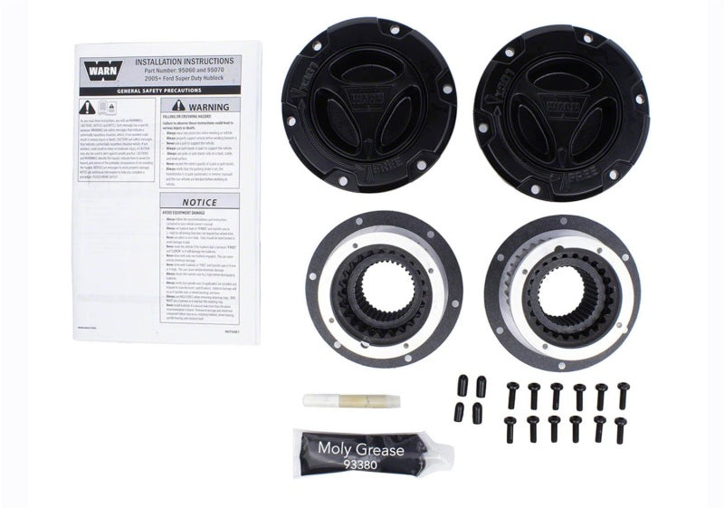 Ford Racing Super Duty Warn Locking Hubs Ford Racing Wheel Hubs AXOPROS