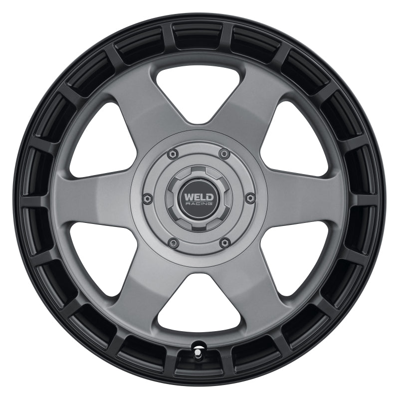 Weld Weld Off-Road Ridge 17x9 - 5x114.3 / 5x127 BP - ET-12 - 78.1mm CB Satin Gunmetal Wheel (Black Ring) Wheels - Cast aftermarket performance part