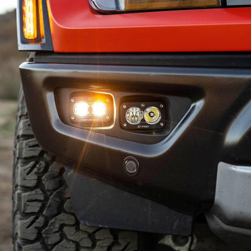 Baja Designs 21+ Ford Raptor S2 SAE Pro Fog Pocket Light Kit Baja Designs Fog Lights AXOPROS