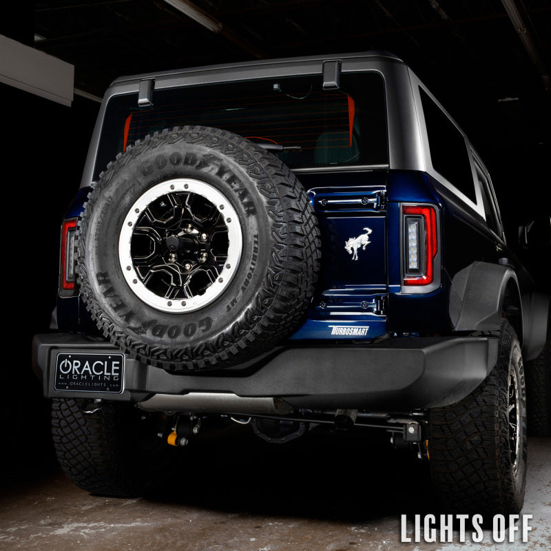 Oracle Lighting 21-22 Ford Bronco Flush Style LED Taillights ORACLE Lighting Tail Lights  AXOPROS