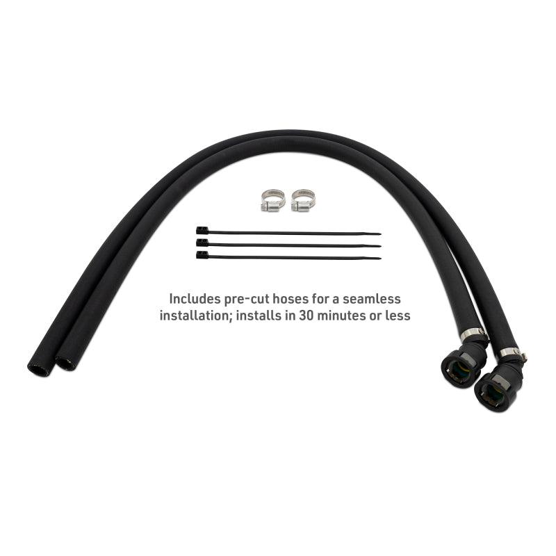 Mishimoto Mishimoto 2025+ RAM 1500 3.0L Hurricane Baffled Oil Catch Can Kit - Black Oil Catch Cans aftermarket performance part