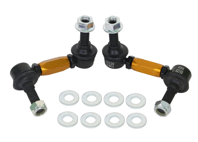 Whiteline 03+ Nissan 350z Z33 / 07-08 Infiniti G35 (Exc AWD) Fr Swaybar-Link Assy HD Adj Steel Ball Whiteline Sway Bar Endlinks  AXOPROS