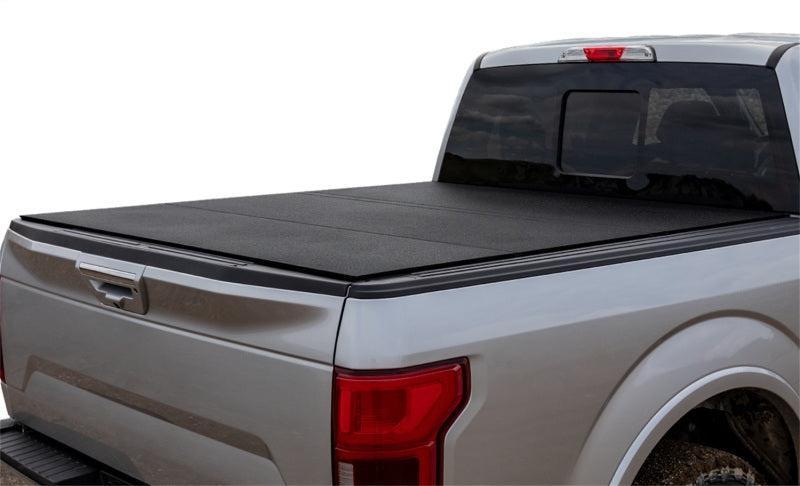 Access LOMAX Folding Hard Cover 17+ Ford Super Duty F-250/F-350/F-450 6ft 8in Box Black Urethane Access