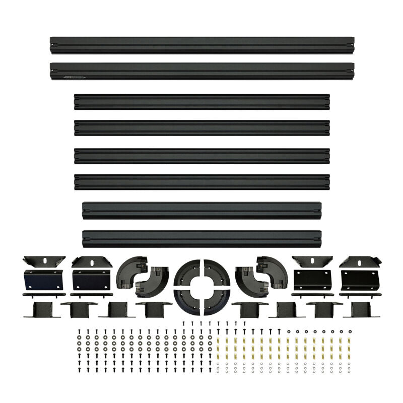 Westin EXP Roof Rack for Mid Size EXP Truck Cap (RACK ONLY - NO CAP) 45x55in. - Tex. Blk Westin Bed Caps AXOPROS