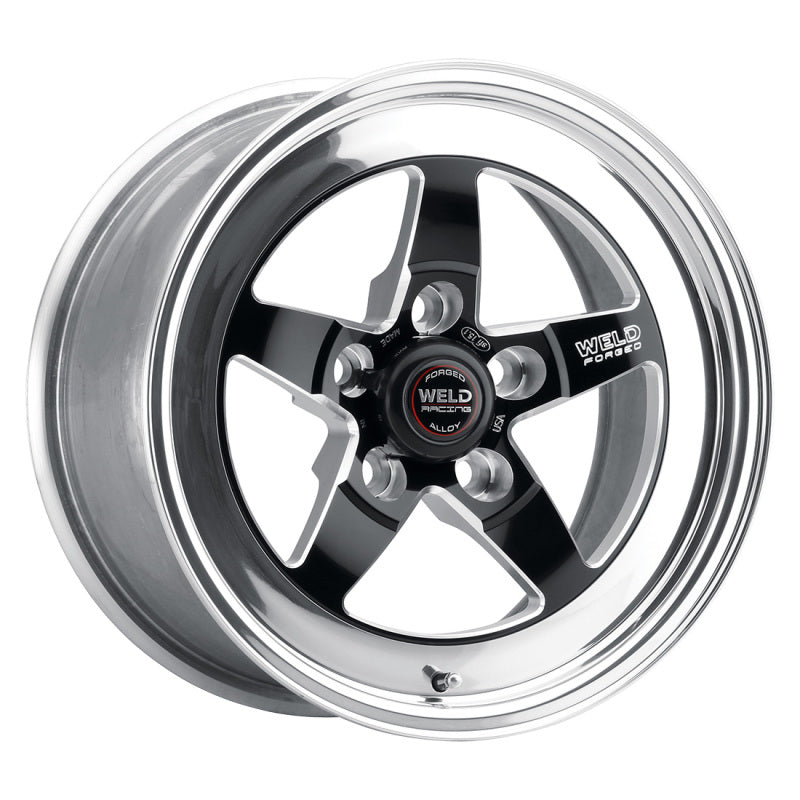 Weld S71 15x9 / 5x4.5 BP / 7.5in. BS Black Wheel (Low Pad) - Non-Beadlock Weld Wheels - Forged AXOPROS