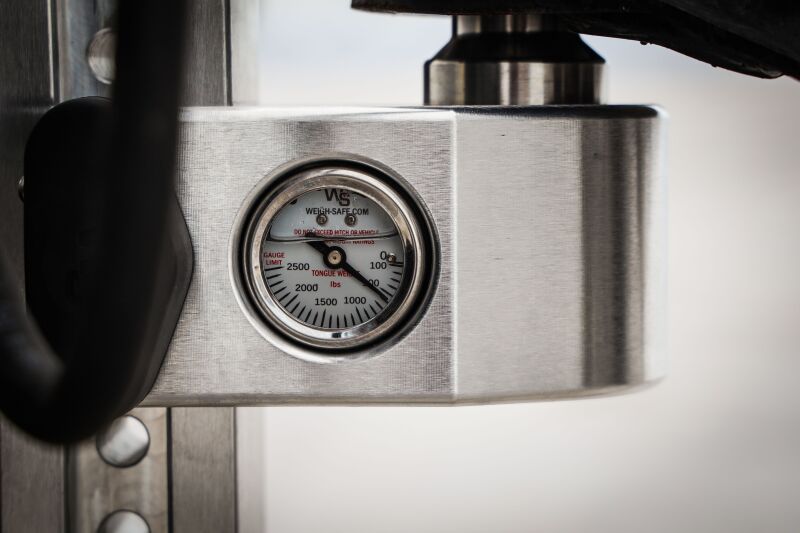 Weigh Safe Weigh Safe 10in Drop Hitch w/Built-in Scale & 2.5in Shank (10K/18.5K GTWR) w/WS05 - Aluminum Hitch Ball Mounts aftermarket performance part